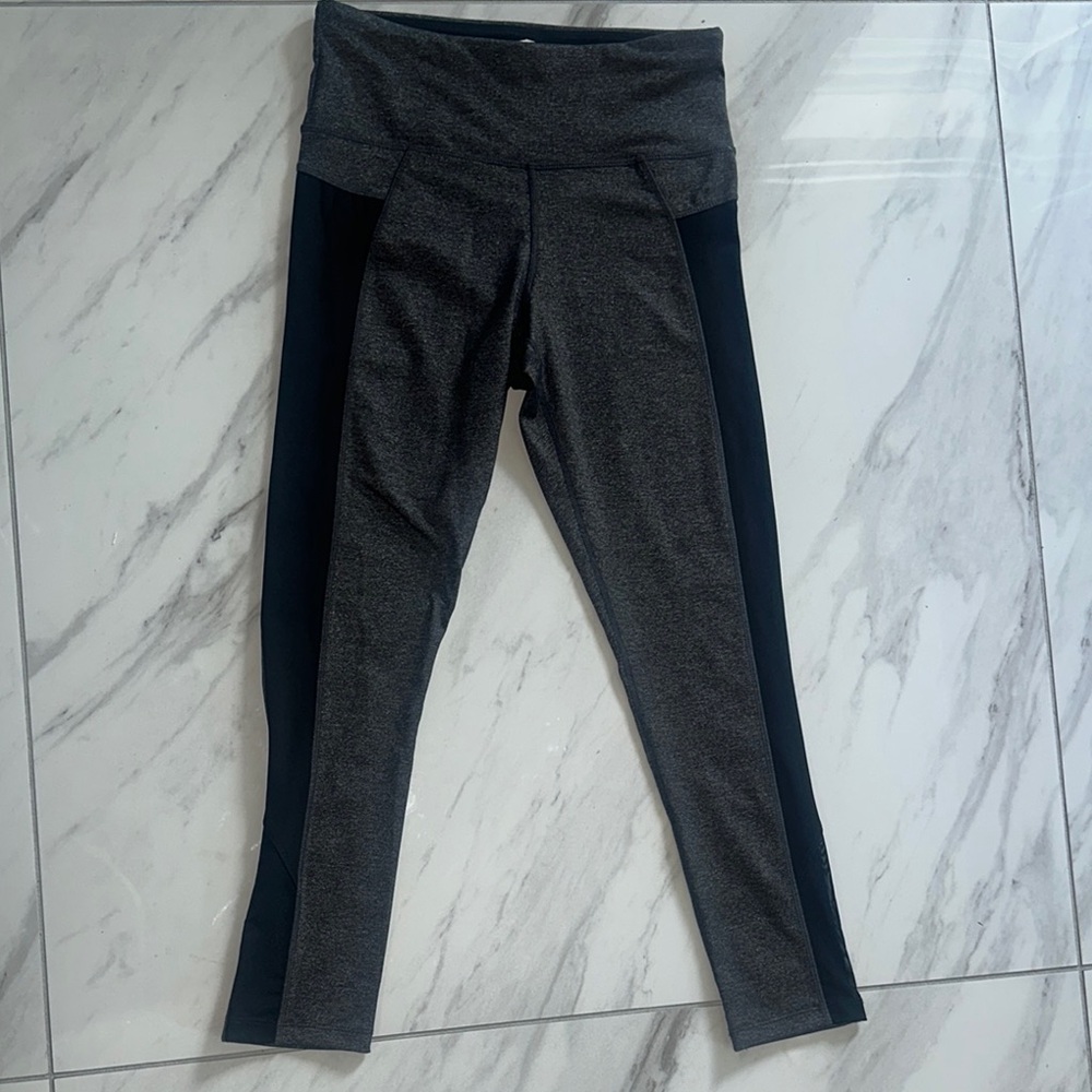 Avia Gray and Black Leggings